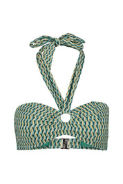 Bikini-Top gemustert