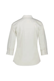 Halbarm-Bluse aus Baumwollmix