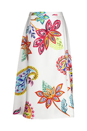A-Linienrock Maxi mit Print