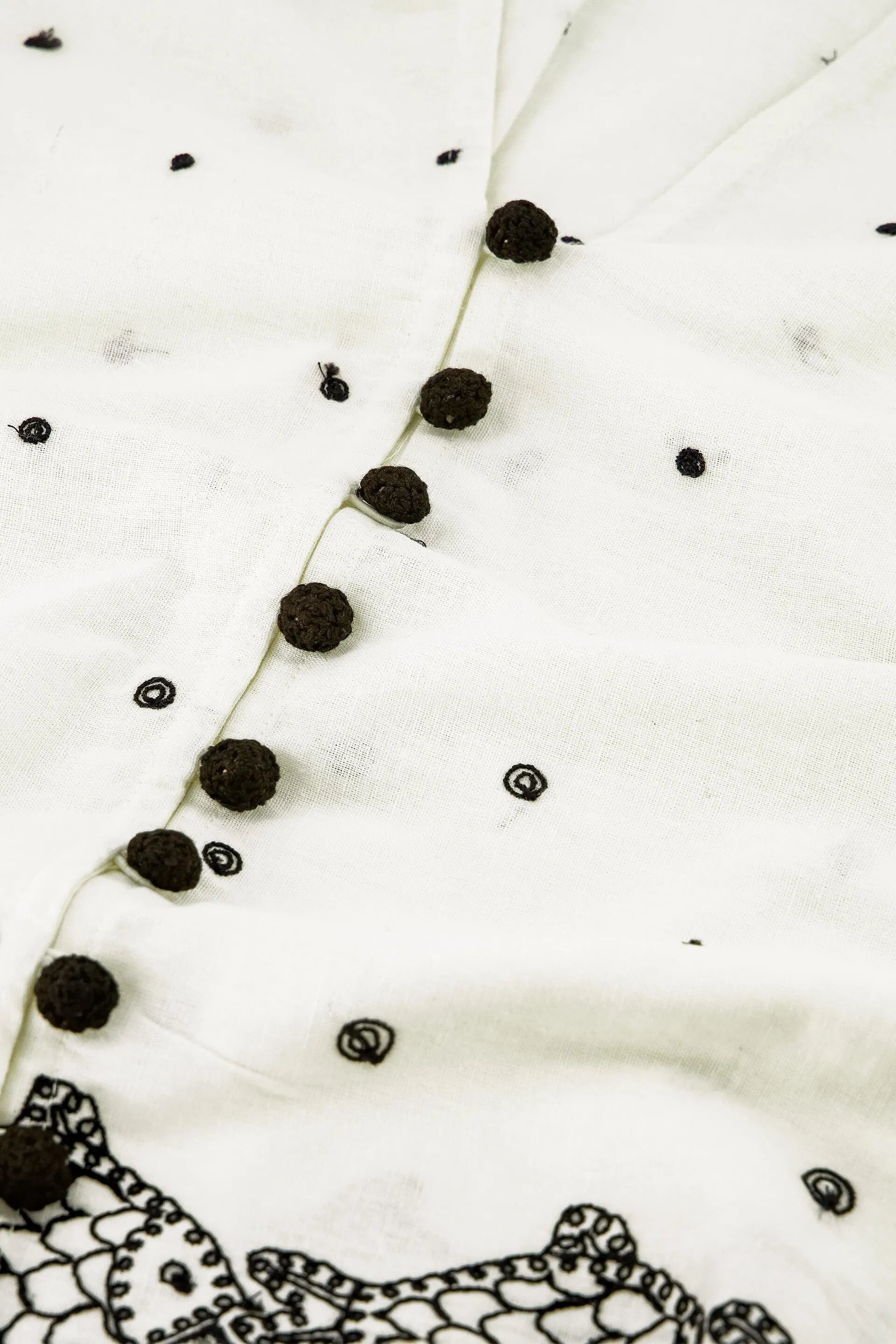 Bluse aus Baumwollmix