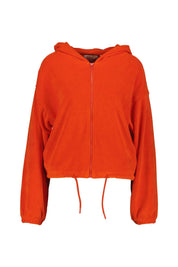Sweatshirtjacke aus Baumwollmix