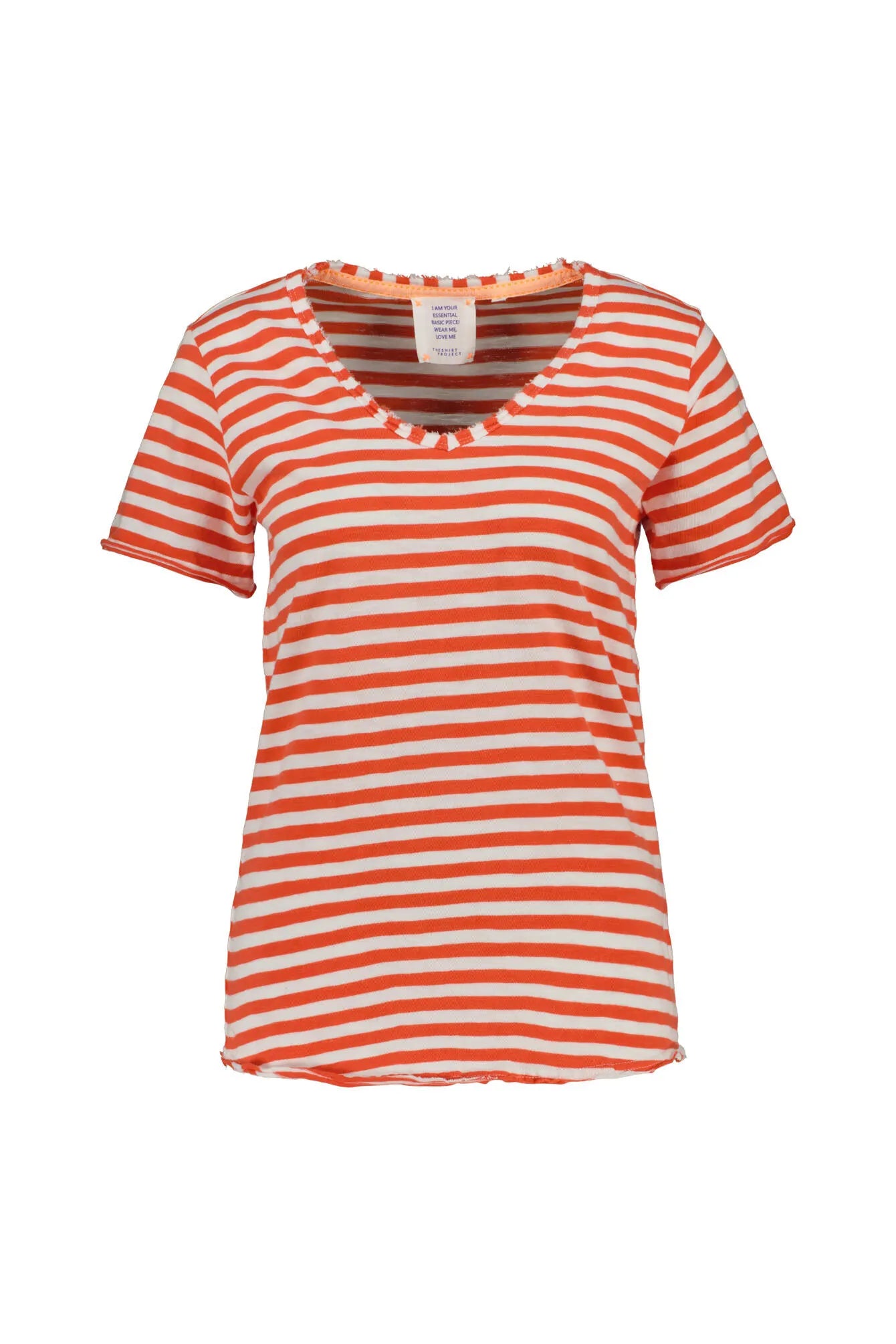 T-Shirt gestreift aus Baumwollmix