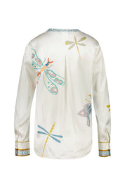 Bluse aus Seide