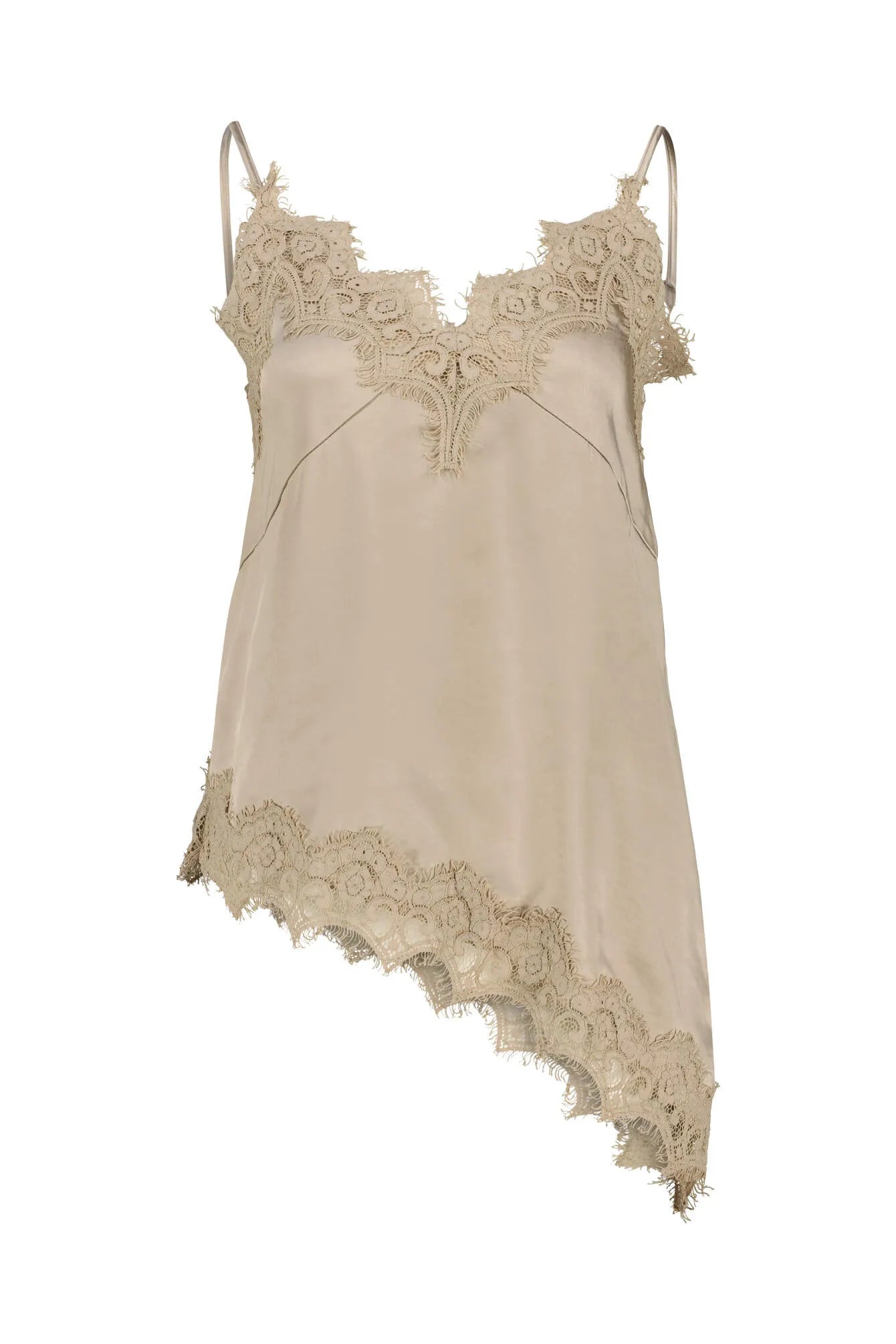 Bluse mit Spaghettiträger