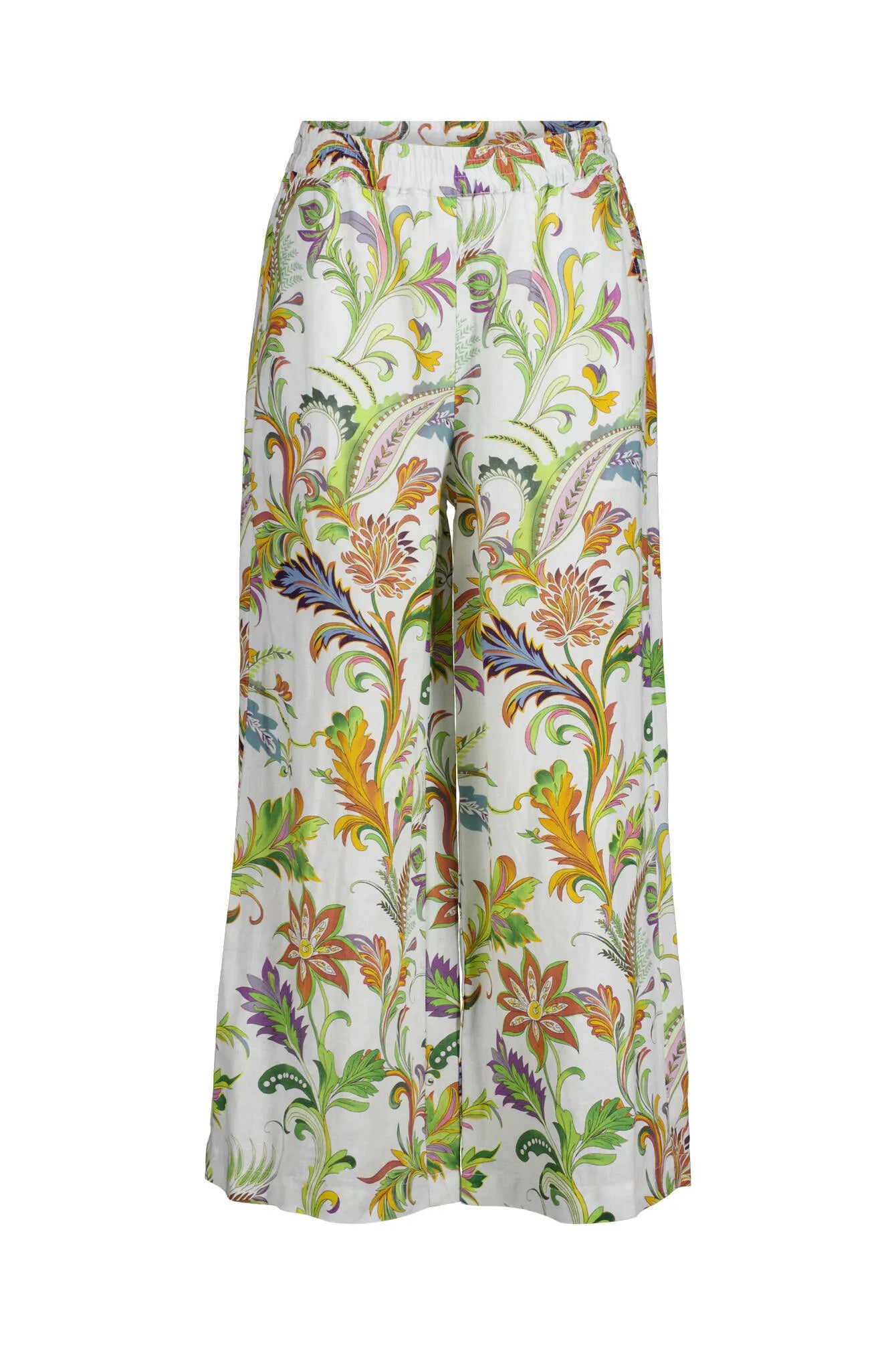 Leinenhose Wide Leg