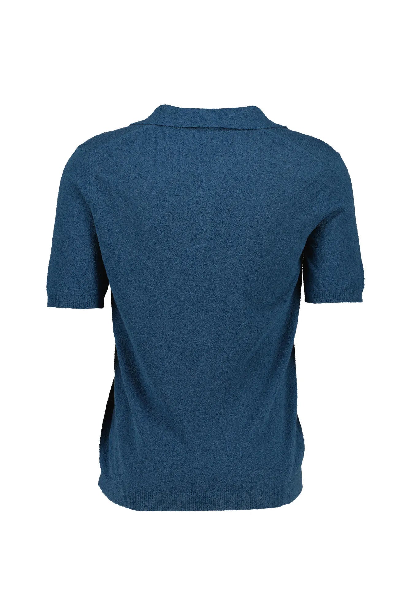 Strick-Poloshirt aus Baumwollmix