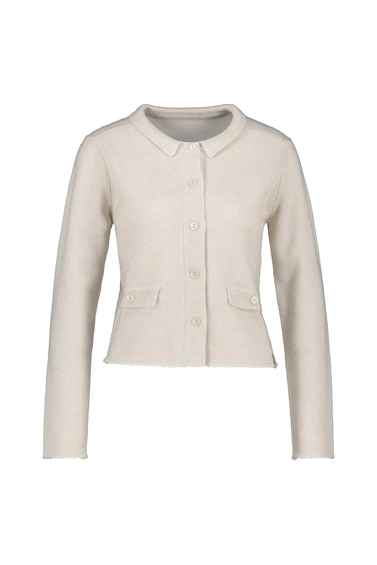 Overshirt aus Kaschmir-, Baumwollmix