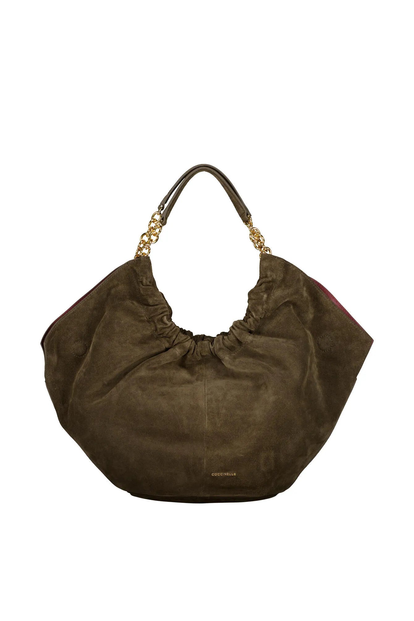 Schultertasche aus Leder