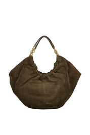Schultertasche aus Leder