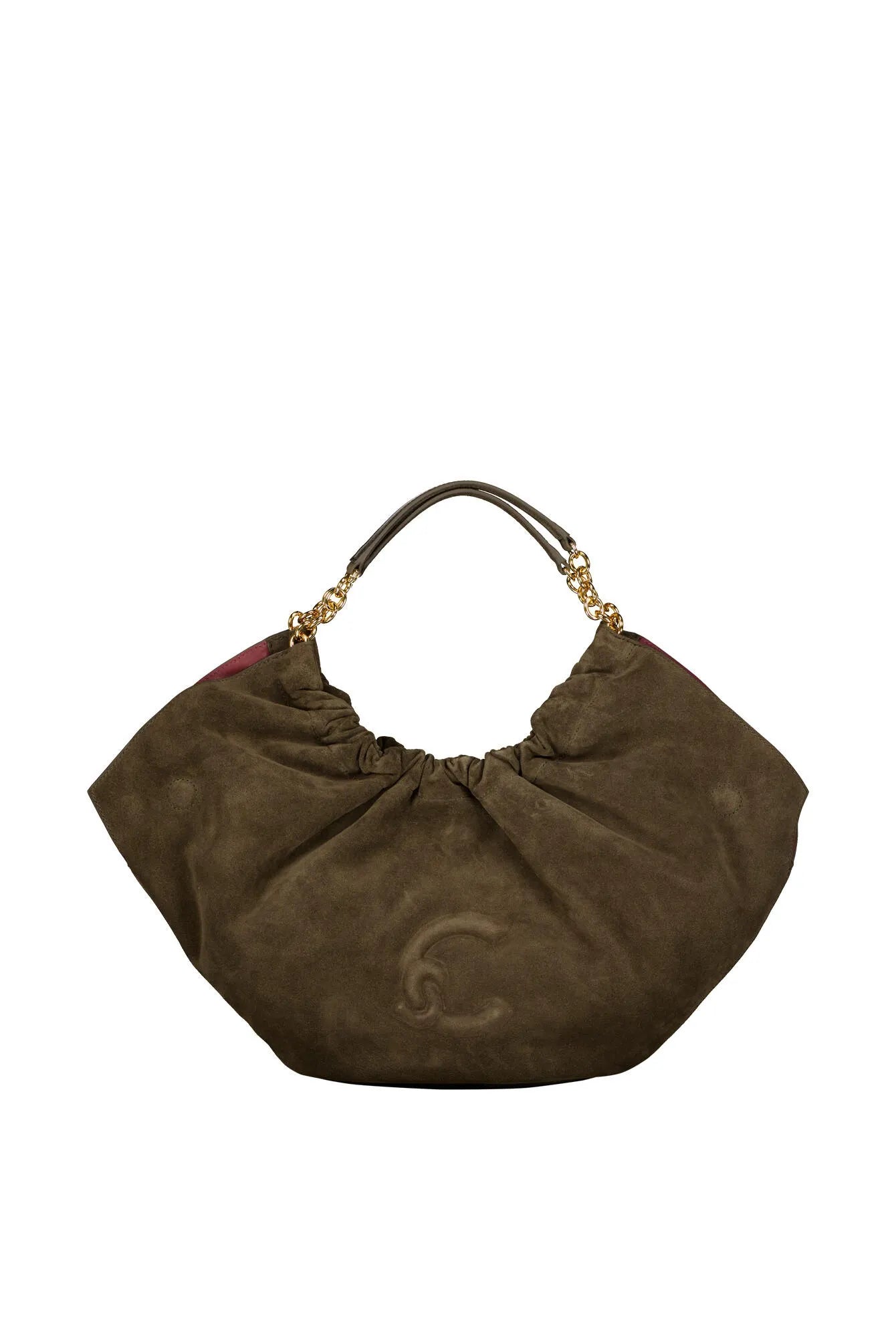Schultertasche aus Leder