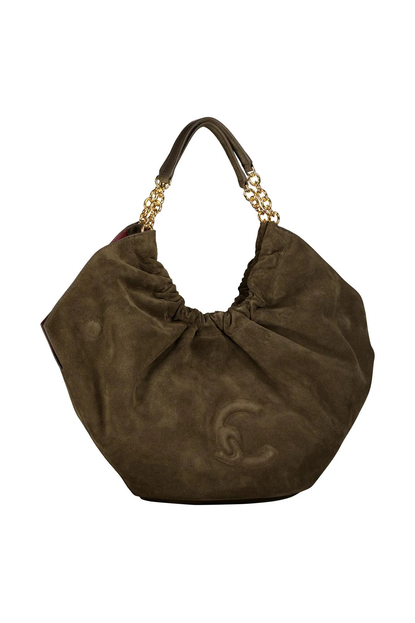 Schultertasche aus Leder