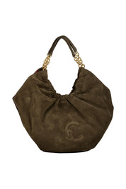 Schultertasche aus Leder