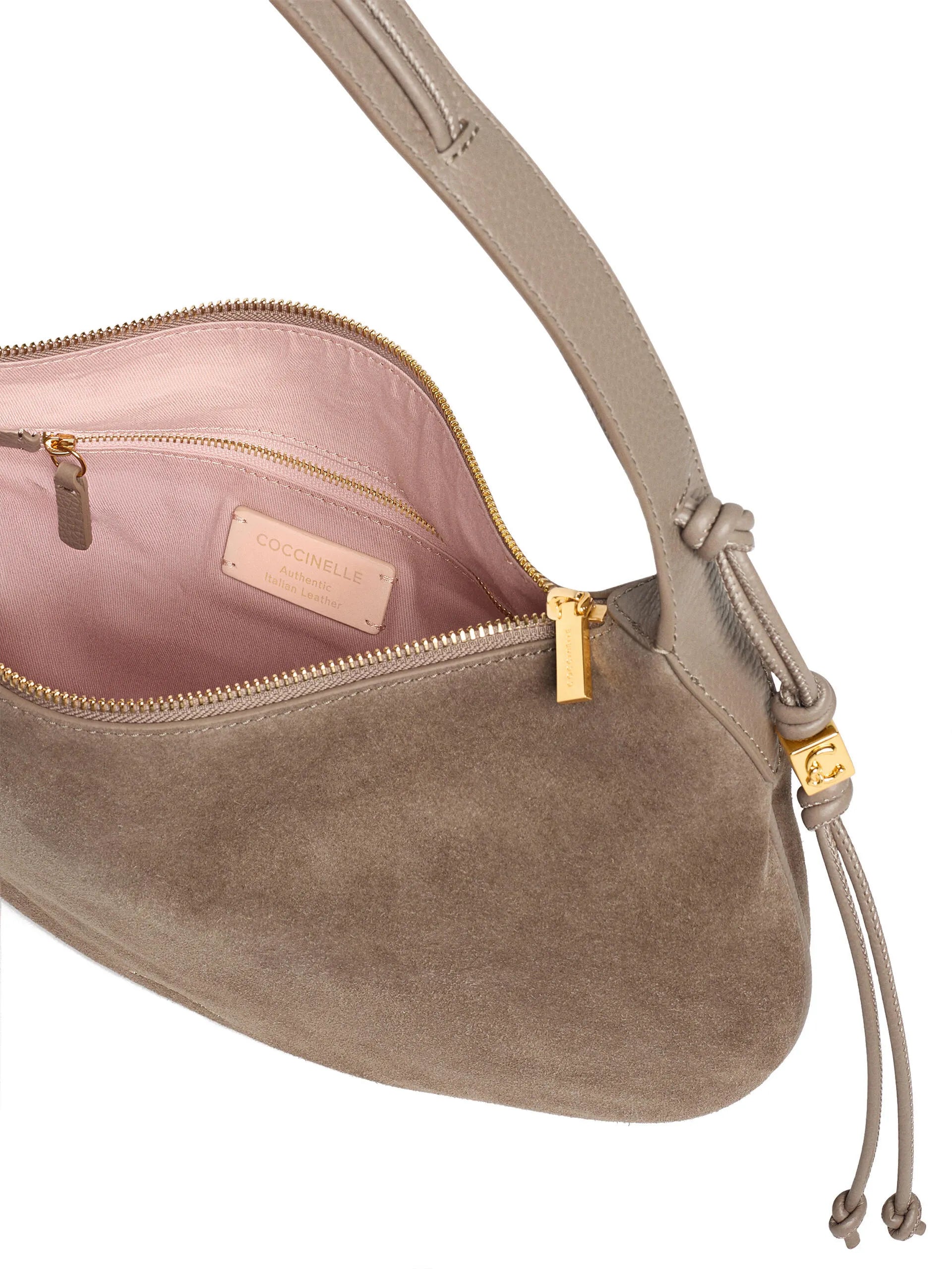 Schultertasche aus Leder