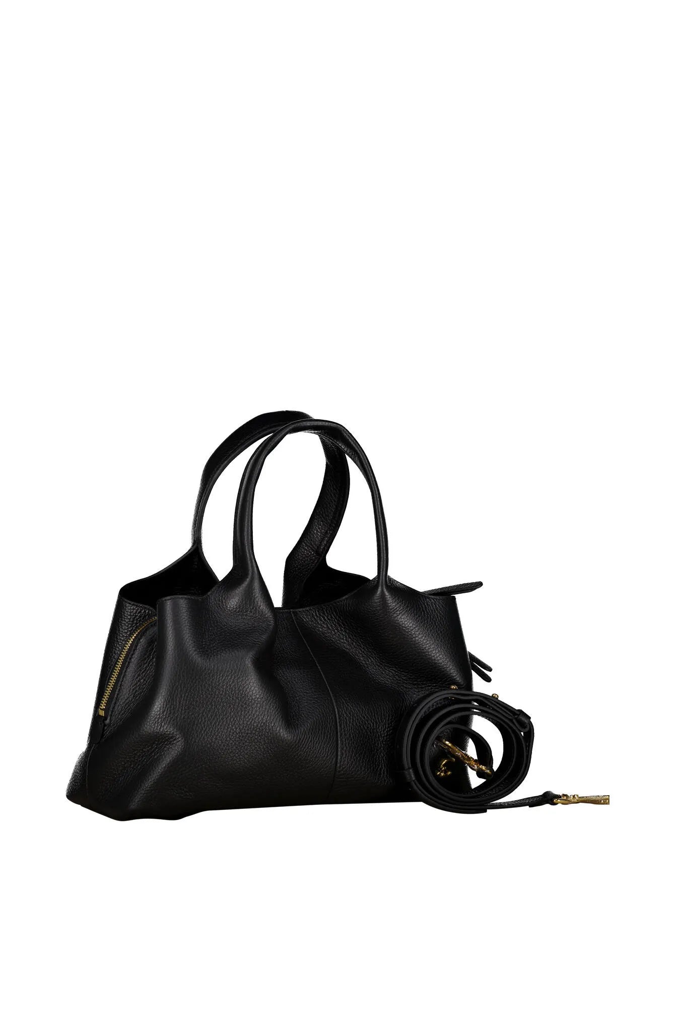 Schultertasche aus Leder