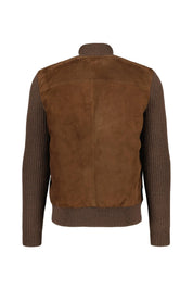 Jacke aus Woll-, Viskose-, Kaschmirmix