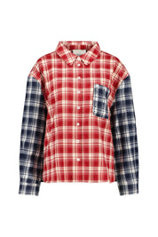 Flanellbluse kariert