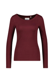 Langarmshirt aus Lyocellmix