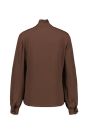 Rüschenbluse aus Viskose