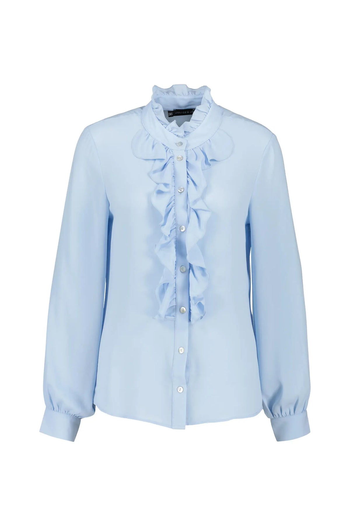 Rüschenbluse aus Viskose