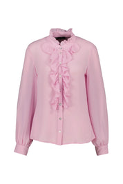 Rüschenbluse aus Viskose