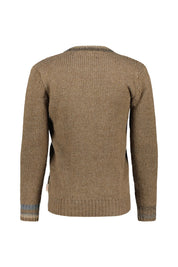 Strickpullover aus Woll-, Alpakamix