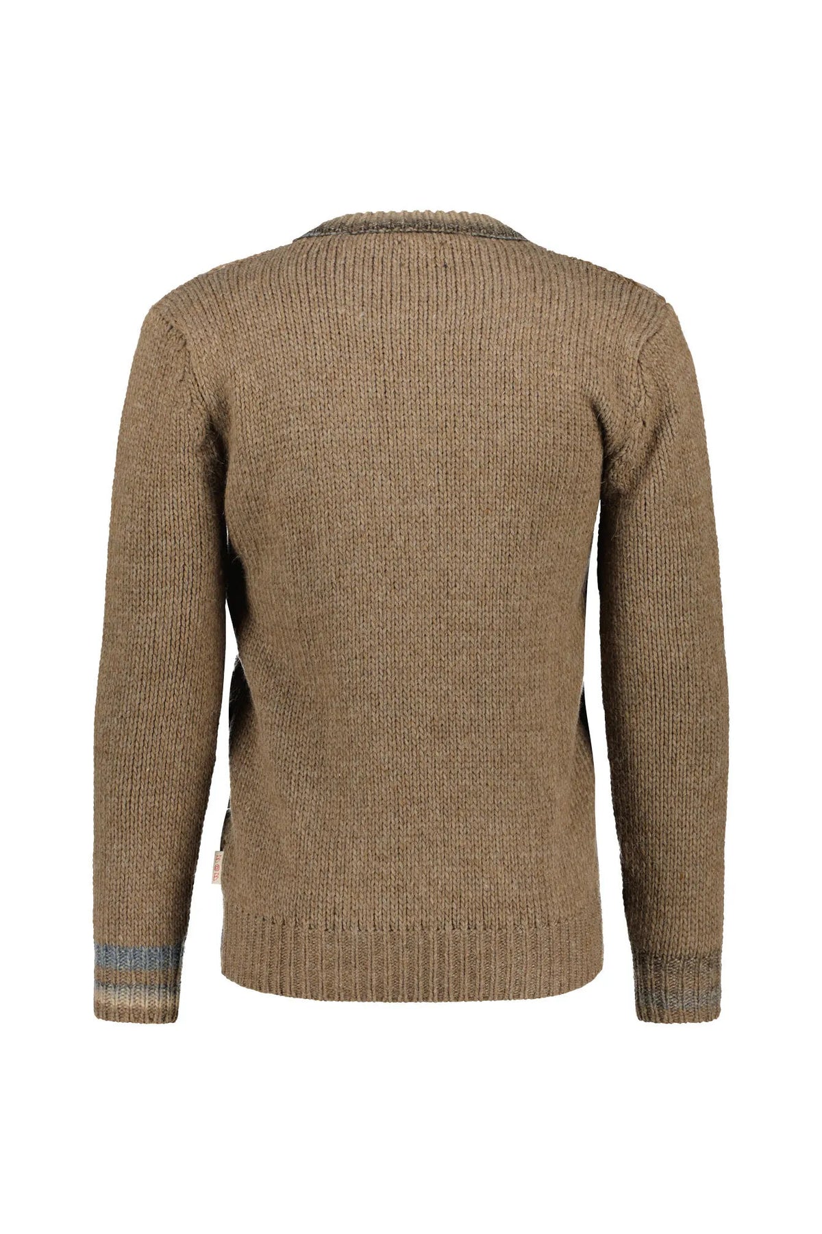 Strickpullover aus Woll-, Alpakamix
