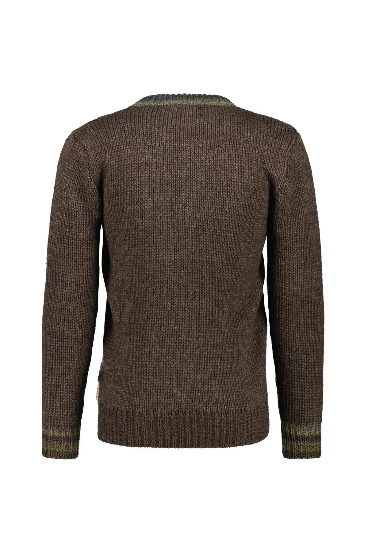 Strickpullover aus Woll-, Alpakamix