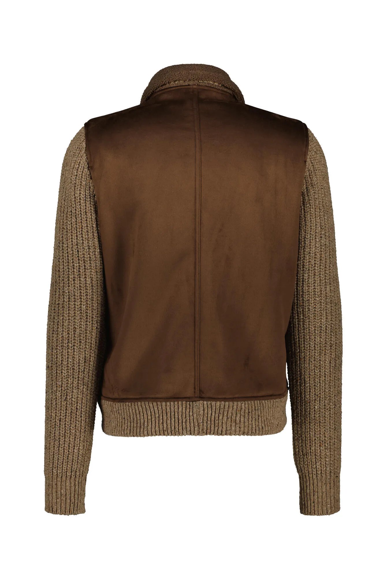 Hybridjacke mit aufliegendem Kragen