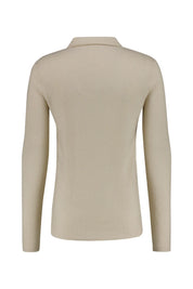 Strick-Poloshirt TONIN aus Baumwollmix