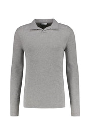 Strick-Poloshirt TONIN aus Baumwollmix