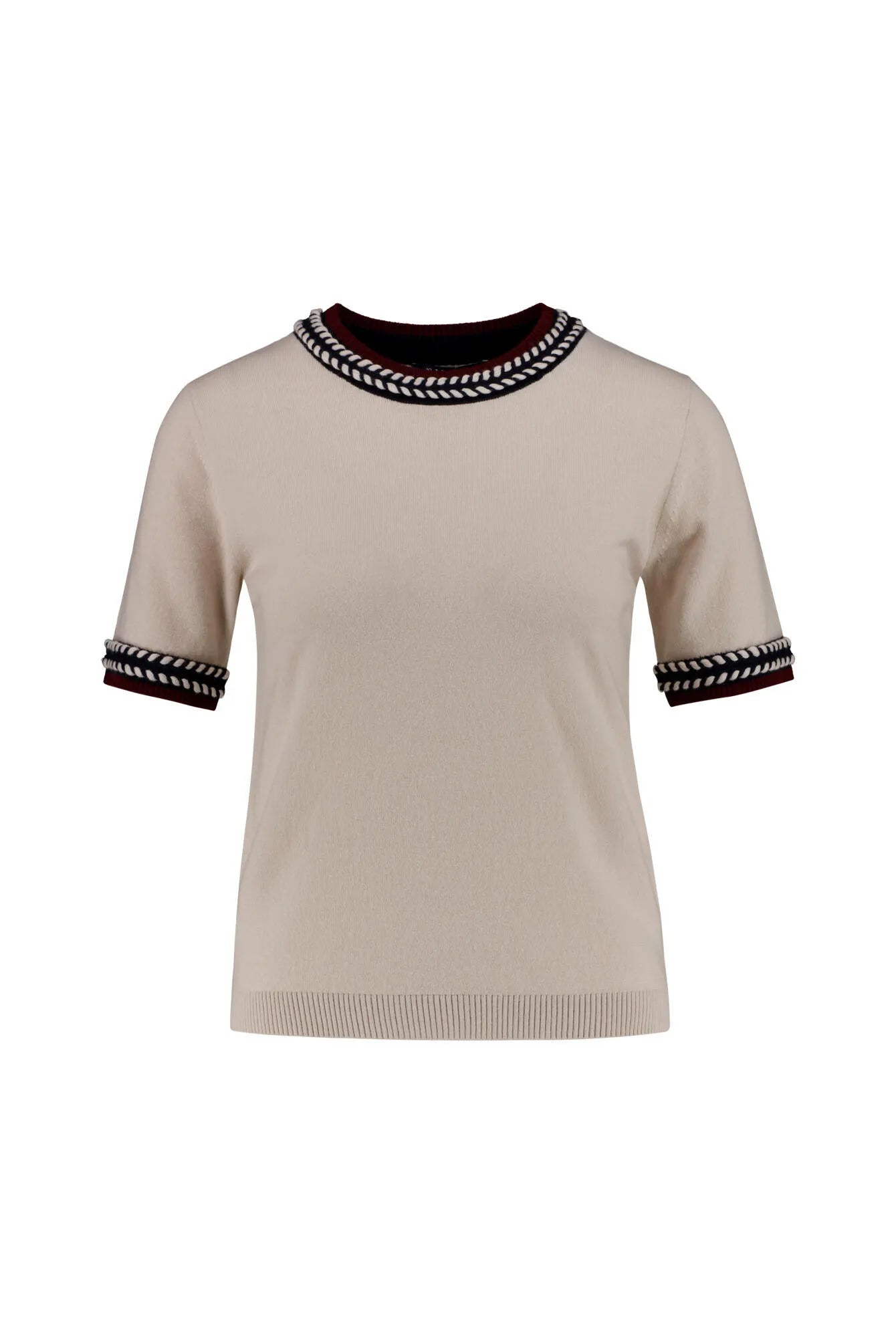 Strick-T-Shirt aus Wolle