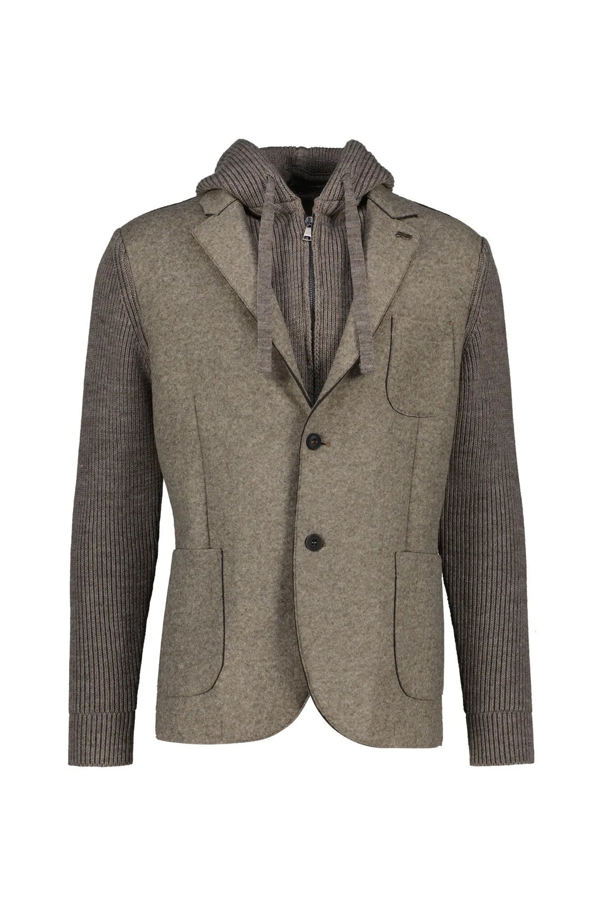 Strickjacke SMITH in Sakko-Optik