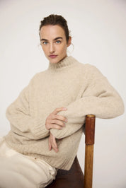 Strickpullover aus Wollmix