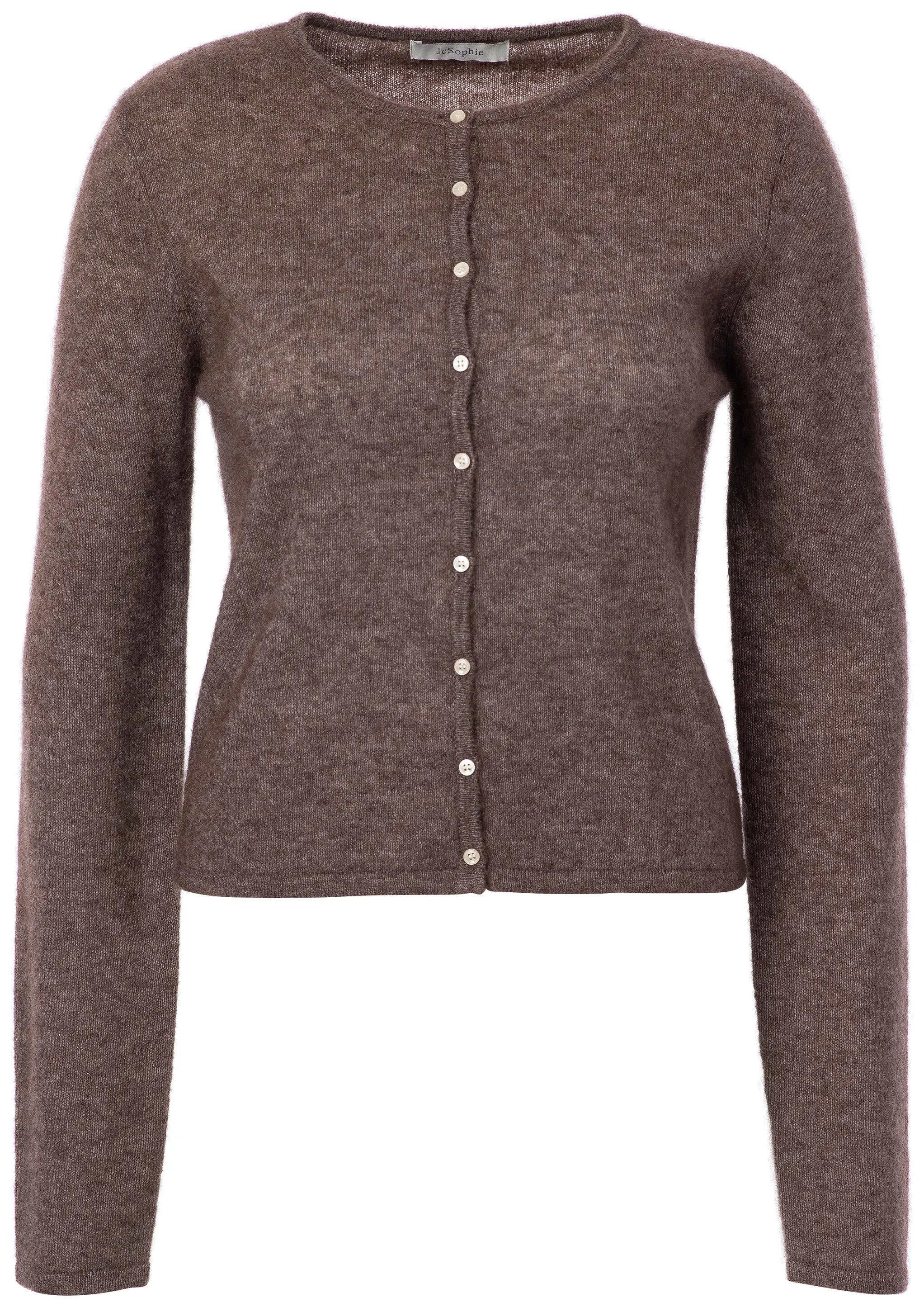 Strick-Cardigan aus Wollmix