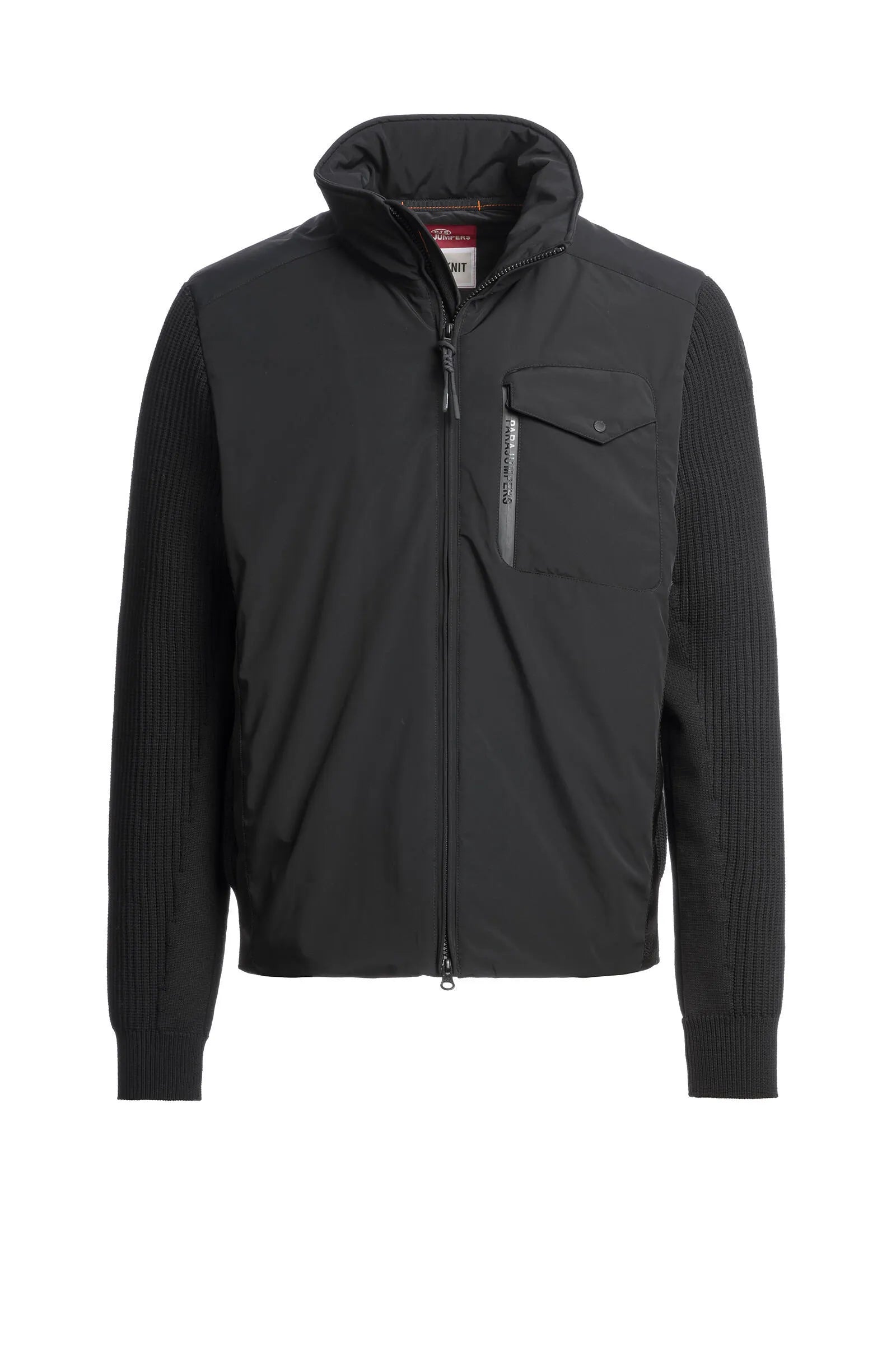 Hybrid-Jacke mit Stehkragen