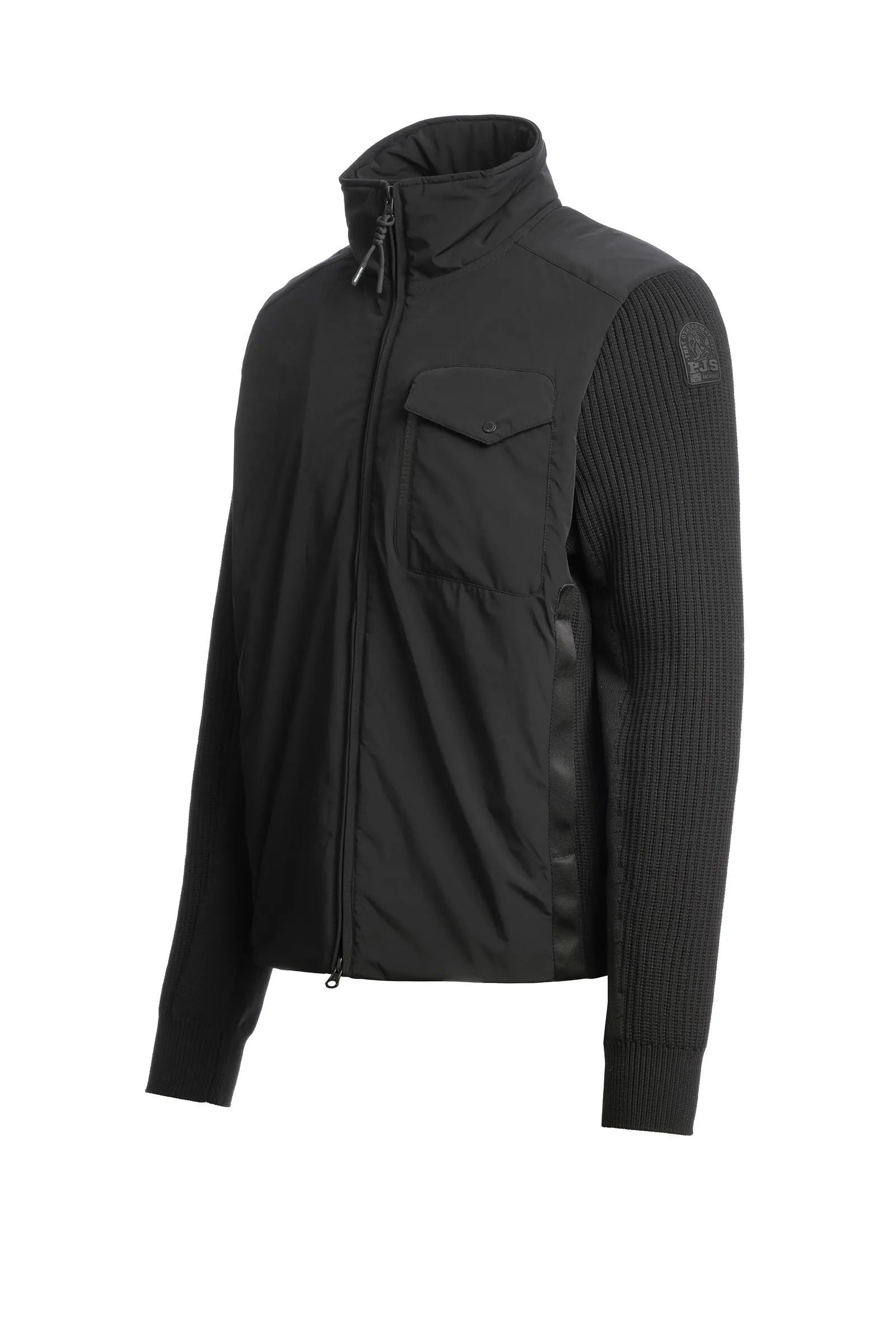 Hybrid-Jacke mit Stehkragen