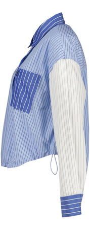 Patchwork-Bluse Relaxed Fit