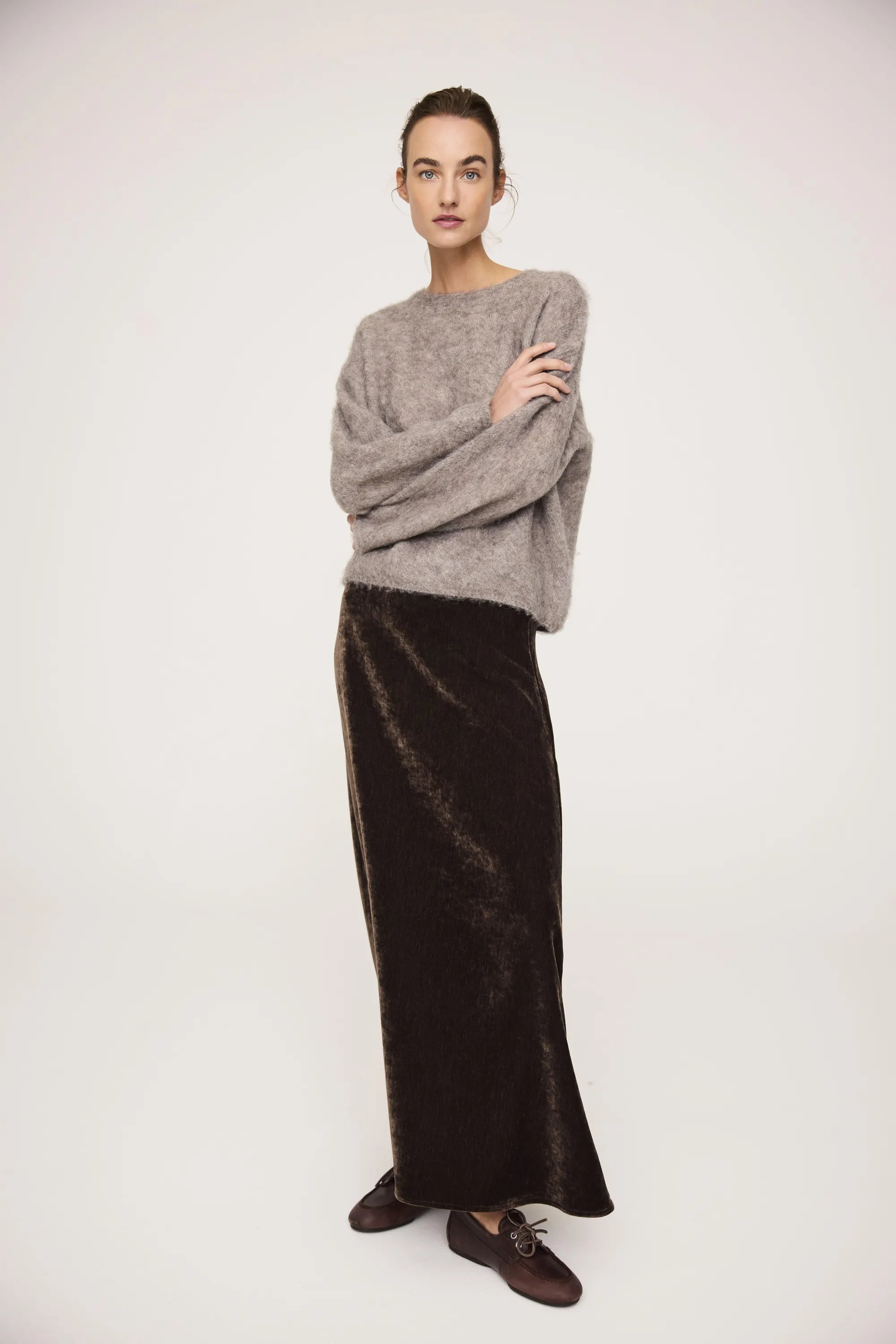 Strickpullover aus Wollmix