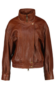 Lederjacke PETRA Oversized Fit