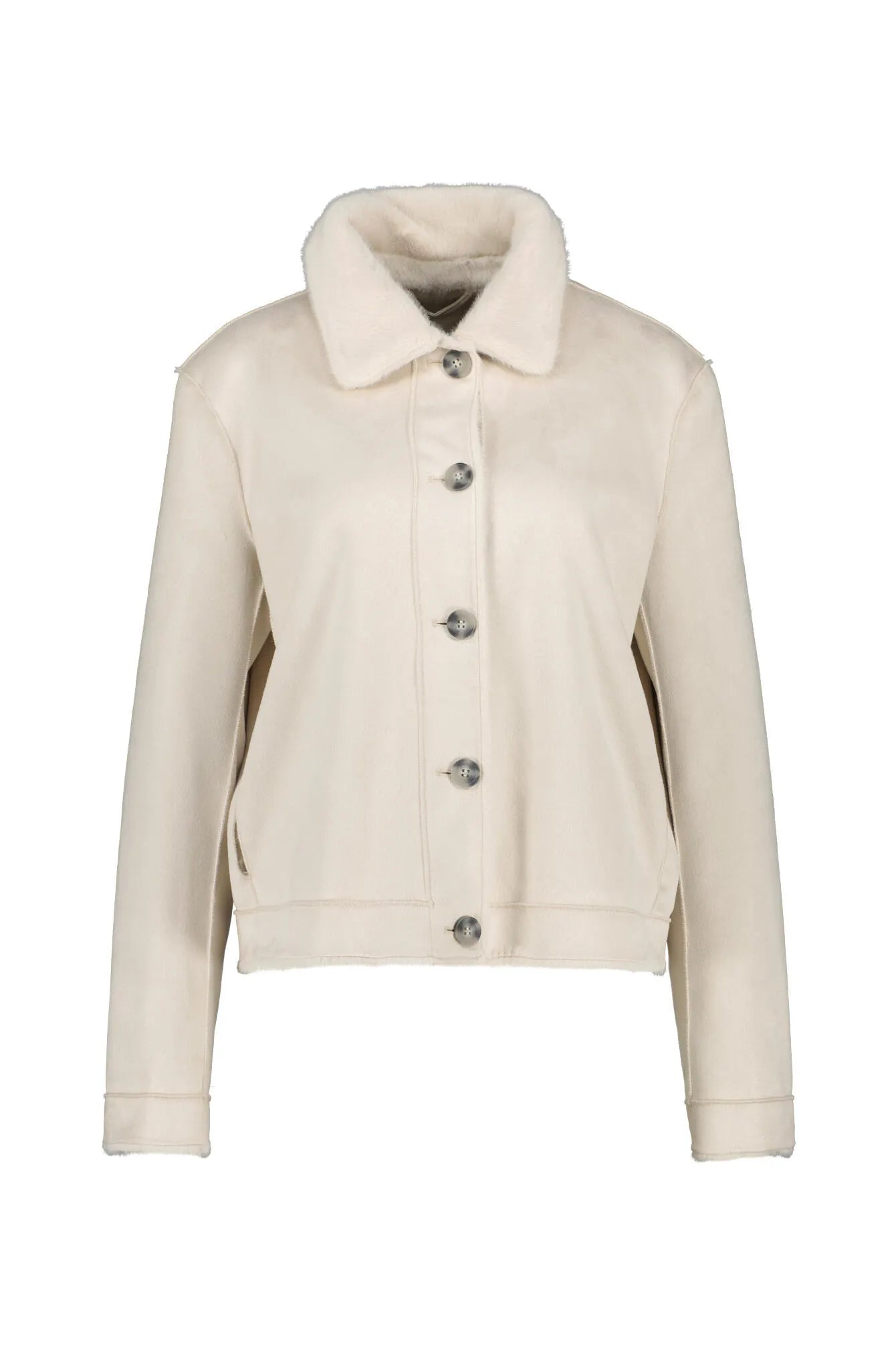 Übergangsjacke aus Kunstfell