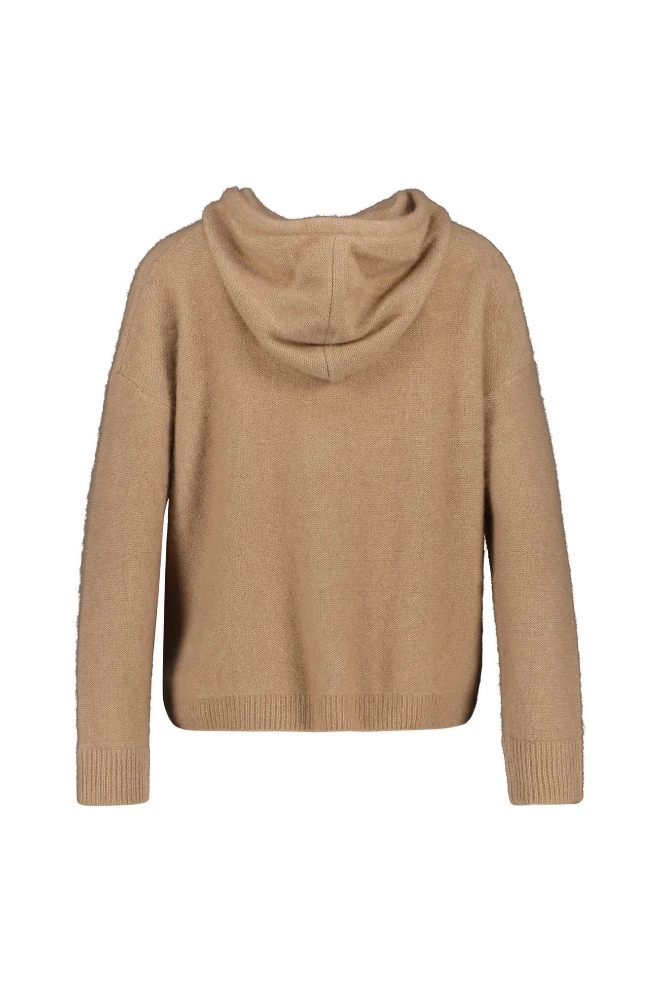 Strickpullover mit Kapuze