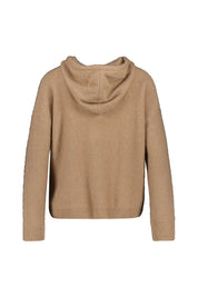 Strickpullover mit Kapuze