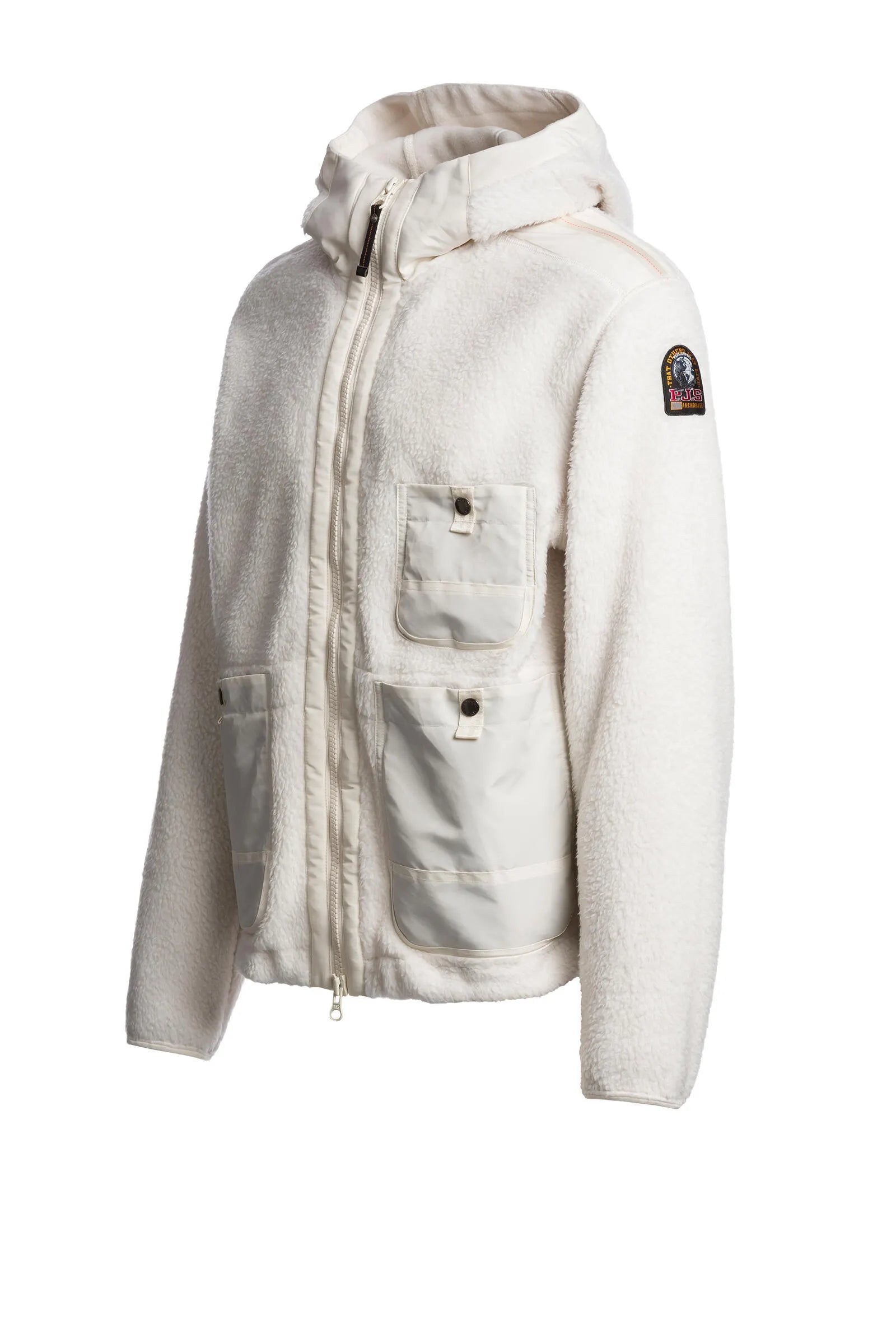 Teddy-Fleecejacke mit Kapuze