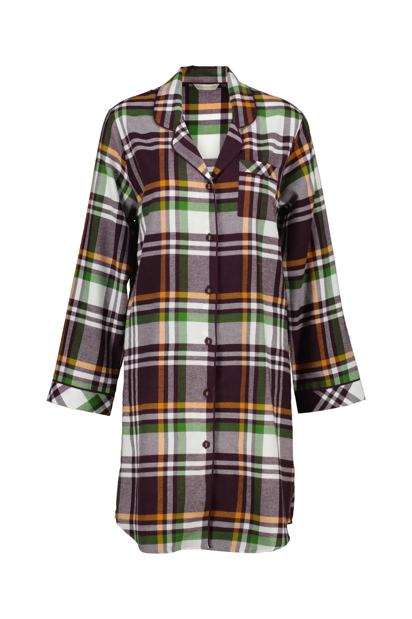 Flanell-Schlafhemd