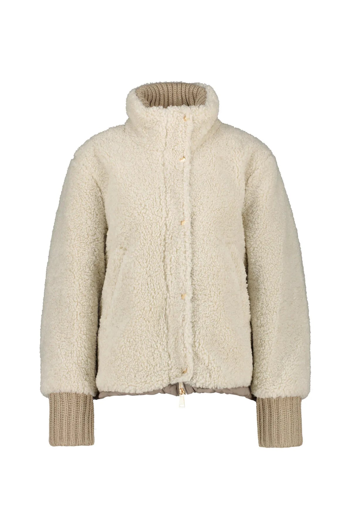 Webpelzjacke in Teddy-Optik