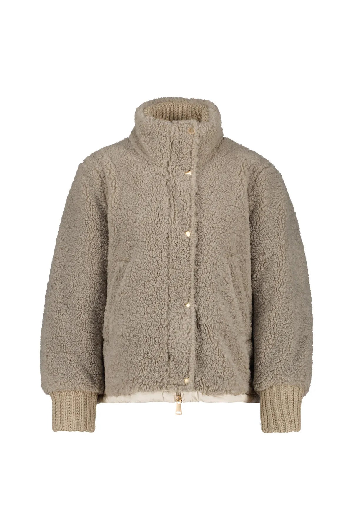 Webpelzjacke in Teddy-Optik
