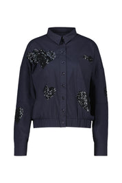 Bluse aus Baumwollmix