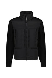 Daunen-Hybridjacke mit Stehkragen