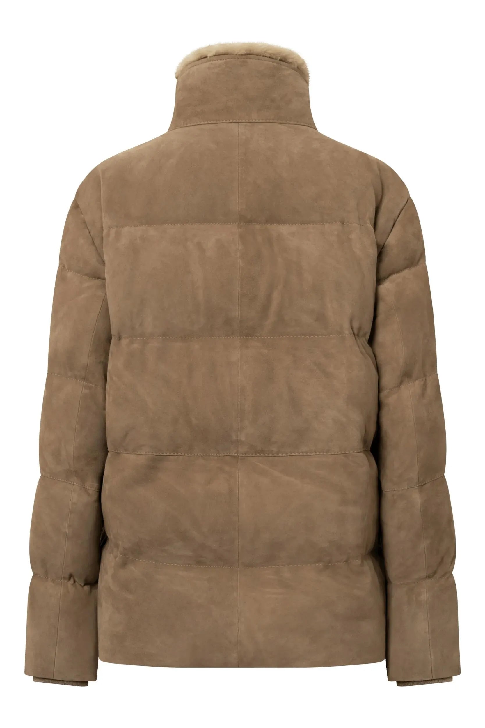 Lederjacke mit Stehkragen
