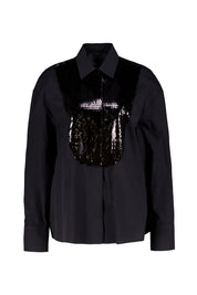 Bluse mit Pailletten